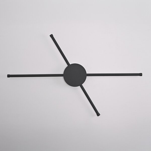 Brilagi - LED Nástěnné svítidlo LUGO QUATTRO LED/16W/230V černá