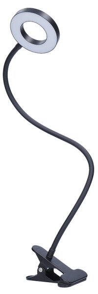 Brilagi -LED Stmívatelná lampa s klipem ORBELA LED/8W/5V 3000/4000/5000K černá