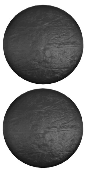 Plachty na zahradní nábytek 2 ks 10 oček Ø 260 x 90 cm kulaté 3155358