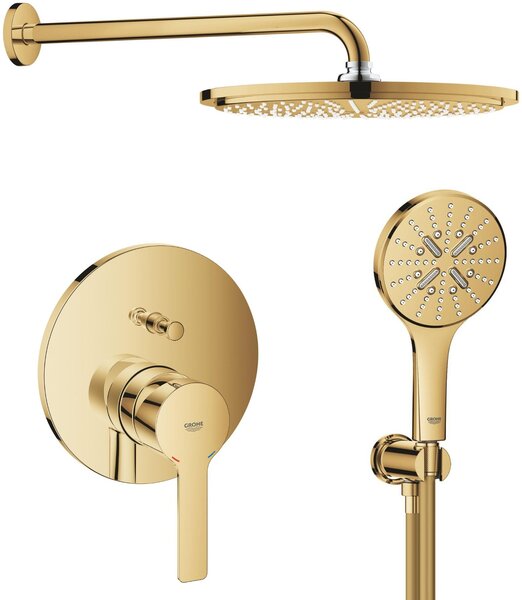 Sada hlavová sprcha Grohe Rainshower 26066GL0, vanová baterie Grohe Lineare 24064GL1, 26574GL0, 26658GL0, 28362GL1