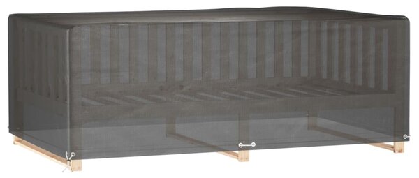 Plachty na zahradní nábytek 2 ks 12 oček 213x132x75 cm obdélník 3155351