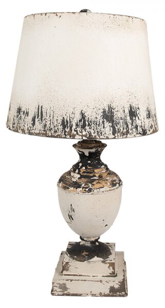 Bílo-černá stolní lampa Garritt – 32x60 cm