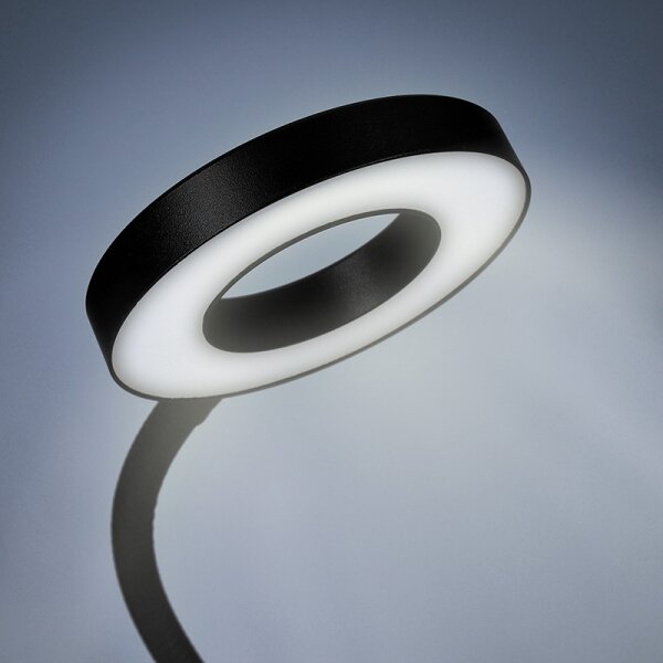 Brilagi -LED Stmívatelná lampa s klipem ORBELA LED/8W/5V 3000/4000/5000K černá