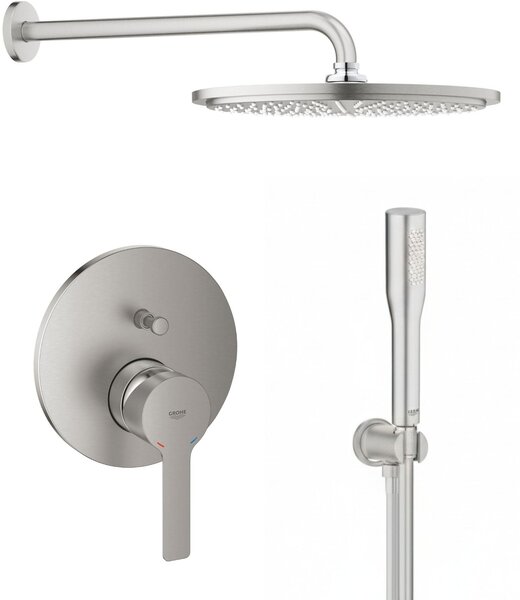 Sada hlavová sprcha Grohe Rainshower 26066DC0, vanová baterie Grohe Lineare 24064DC1, 26658DC0, 27400DC0, 28362DC1