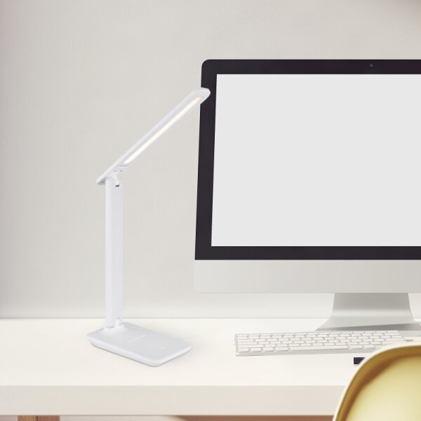 Globo 58439W -LED Dot. stm. stolní lampa BRIGHTON 5W/230V 2700/4000/6500K bílá