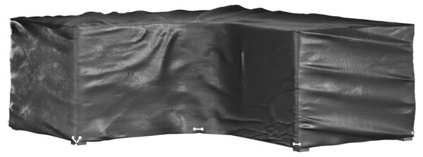 Plachty na zahradní nábytek tvar L 2 ks 12 oček 185x185x70 cm 3155368