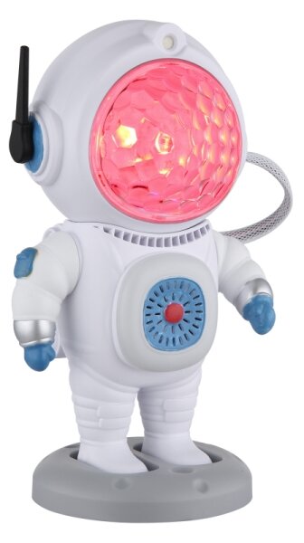 Globo 28084 - LED RGB Stolní lampa COSMO LED/6W/5V kosmonaut bílá
