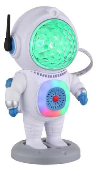 Globo 28084 - LED RGB Stolní lampa COSMO LED/6W/5V kosmonaut bílá
