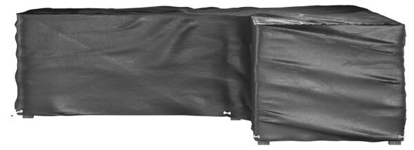 Plachty na zahradní nábytek tvar L 2 ks 16 oček 250x250x70 cm 3155372