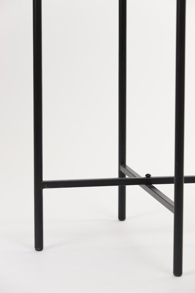Přírodní dřevěný květináč s výpletem na nožkách Corazo - Ø 31*82cm - Light & Living