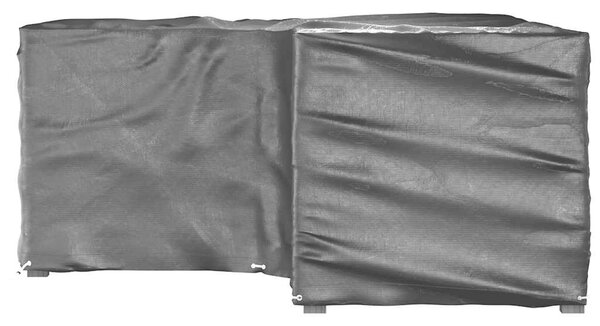 Plachty na zahradní nábytek tvar L 2 ks 12 oček 185x185x90 cm 3155369