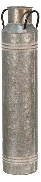 Šedá antik dekorativní plechová konvice na mléko - 14*13*61 cm - Clayre & Eef