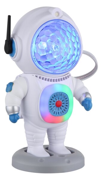 Globo 28084 - LED RGB Stolní lampa COSMO LED/6W/5V kosmonaut bílá