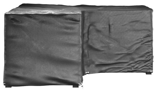 Plachty na zahradní nábytek tvar L 2 ks 12 oček 185x185x90 cm 3155369
