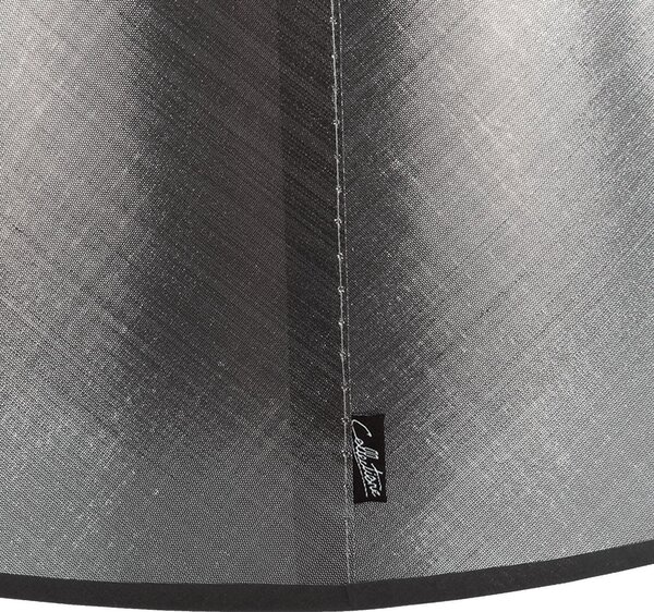 Stříbrno-černé stínidlo Azzuro drum - Ø50cm*25/ E27 - Collectione