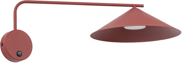 TK Lighting Lume S nástěnné svítidlo 1x11 W vínová 11693