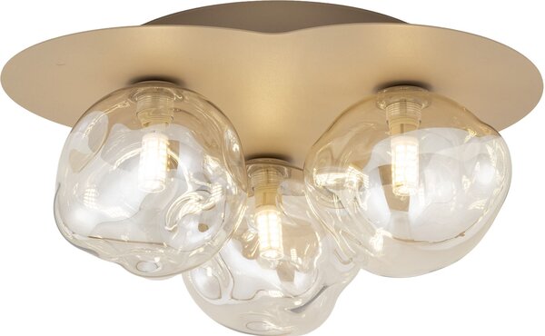 TK Lighting Lava New stropní světlo 3x8 W písková 11454