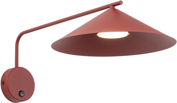 TK Lighting Lume S nástěnné svítidlo 1x11 W vínová 11693