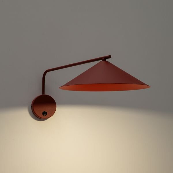 TK Lighting Lume S nástěnné svítidlo 1x11 W vínová 11693