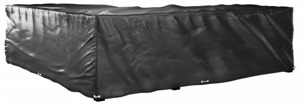 Plachty na zahradní nábytek tvar L 2 ks 16 oček 250x250x70 cm 3155372
