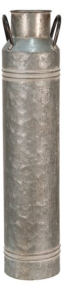 Šedá antik dekorativní plechová konvice na mléko - 14*13*61 cm - Clayre & Eef