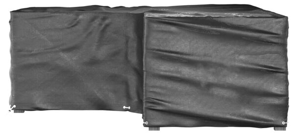 Plachty na zahradní nábytek tvar L 2 ks 12 oček 185x185x70 cm 3155368
