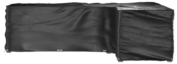 Plachty na zahradní nábytek tvar L 2 ks 18 oček 285x220x80 cm 3155378