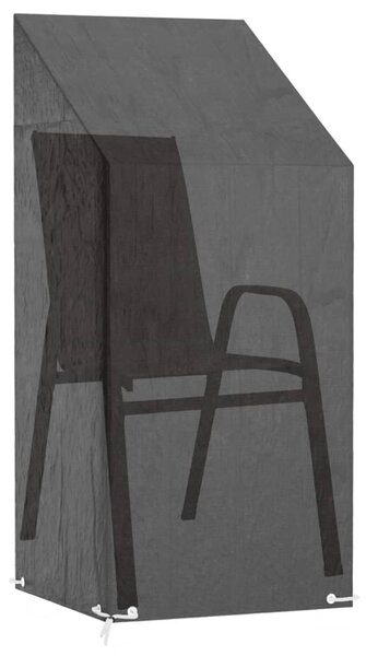 Plachty na zahradní židle 2 ks 8 oček 65 x 65 x 110/150 cm PE 3155387