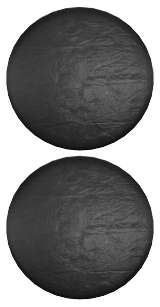 Plachty na zahradní nábytek 2 ks 8 oček Ø 188 x 50 cm kulaté 3155384