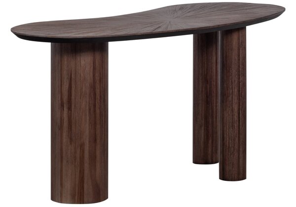 -25 % Dny MOMENTI– WOOOD Tmavě hnědý toaletní stolek Sun 150 x 62 cm