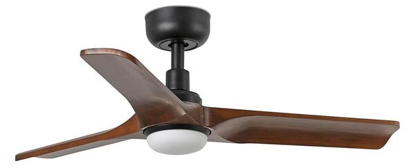 FARO 33806WT-1TW - LED Stm. vent. HEYWOOD S 10W/230V dřevo/černá pr. 90 cm WT+DO