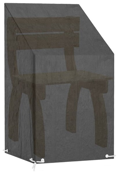Plachty na zahradní židle 2 ks 8 oček 65 x 65 x 80/120 cm PE 3155386