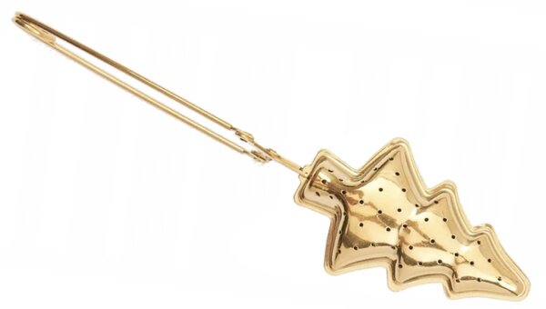 Bake Affair Sítko na čaj Christmas Tree - Gold BAR108