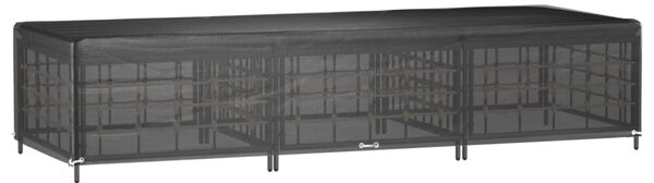 Plachty na zahradní lehátko 2 ks 12 oček 205 x 75 x 40 cm PE 3155393