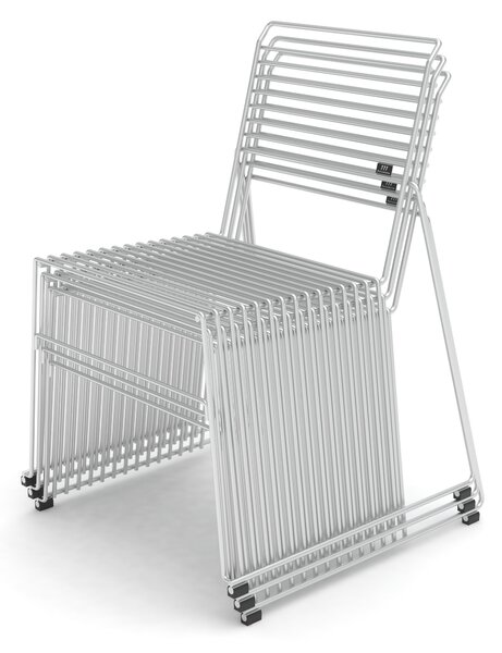111 Furniture Stohovatelná designová židle Vera Barva: Černá matná