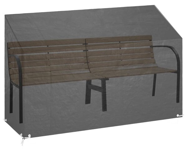 Plachty na zahradní lavice 2 ks 8 oček 190 x 70 x 70/88 cm PE 3155391