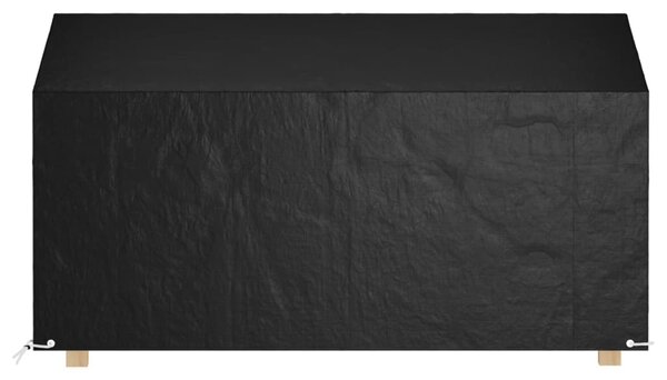 Plachty na zahradní lavice 2 ks 8 oček 190 x 70 x 70/88 cm PE 3155391