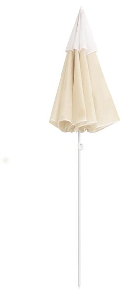 Zahradní slunečník s ocelovou tyčí pískový 180 cm 315540