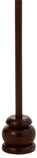 Béžový slunečník na stůl s třásněmi a dřevěnou tyčí a mušlemi Boho - ∅ 57*90 cm - J-Line by Jolipa