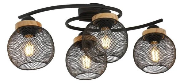 Globo Lighting Pablo stropní světlo 4x40 W černá 15663-4D