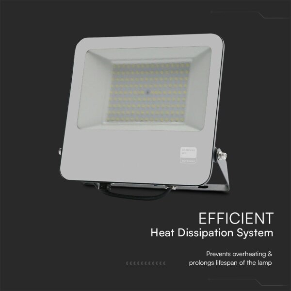 LED Reflektor SAMSUNG CHIP LED/100W/230V 6400K IP65 černá
