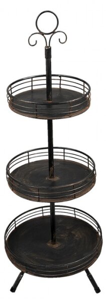 3patrový stojan na dort černý 34*95 cm – 34x95 cm