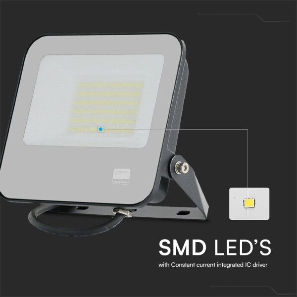 LED Reflektor SAMSUNG CHIP LED/50W/230V 4000K IP65 černá