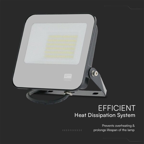 LED Reflektor SAMSUNG CHIP LED/50W/230V 4000K IP65 černá