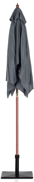 Slunečník 195 cm FLAMENCO Tmavě šedá