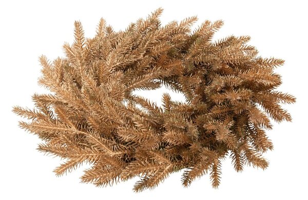 Bronzový vánoční smrkový věnec L - Ø 50*12 cm - J-Line by Jolipa