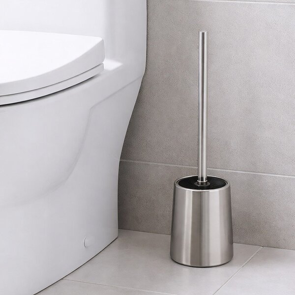 WC štětka z nerezové oceli v matně stříbrné barvě – Orion