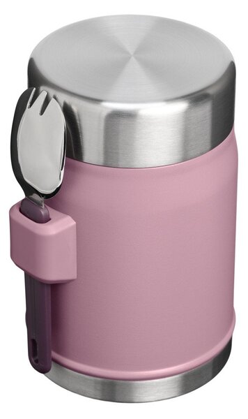 Fialová termoska na jídlo z nerezové oceli 400 ml Legendary Food Jar + Spork Purple Smoke – Stanley