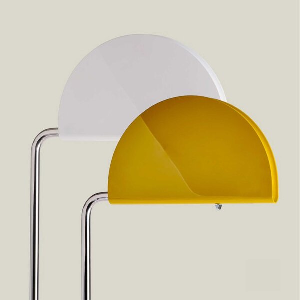 DCW éditions Mezzaluna LED stojací svítidlo Bílá