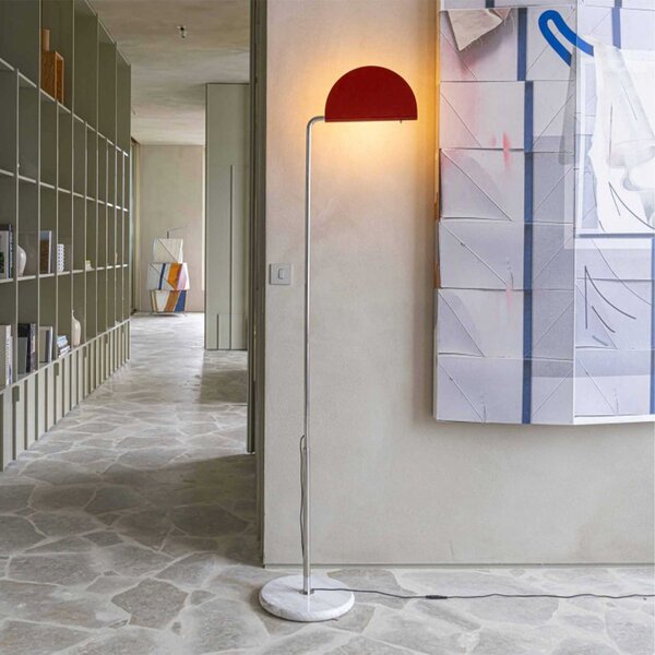DCW éditions Mezzaluna LED stojací svítidlo Červená